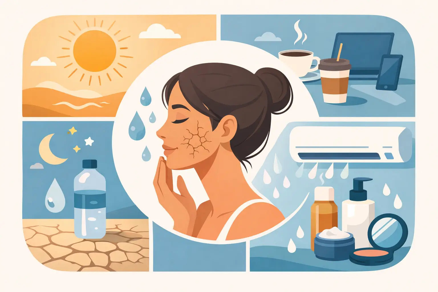 What Causes Skin Dehydration? Daily Triggers