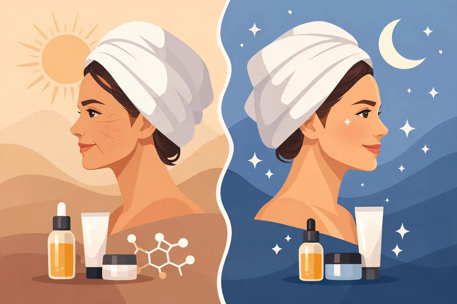 Retinol Routine Before and After Results