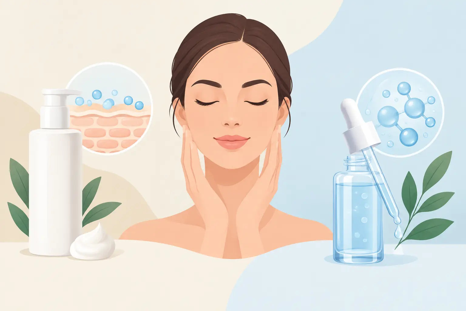Ceramide Lotion Versus Hyaluronic Serum for Your Skin