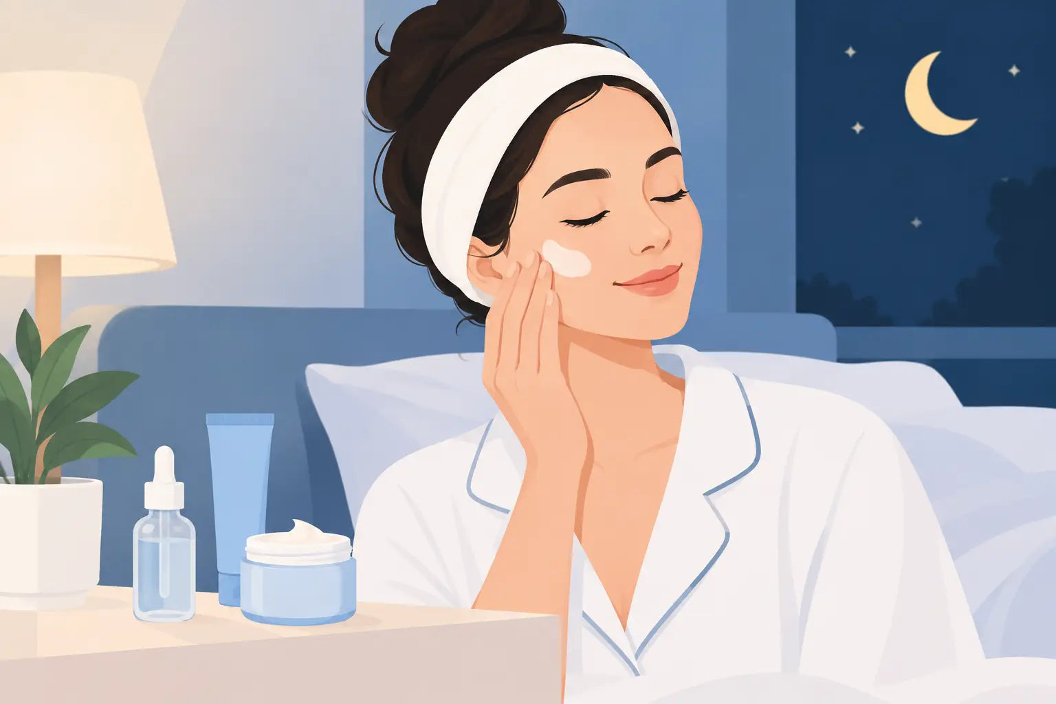 Overnight Face Hydration Routine for Glowing Skin