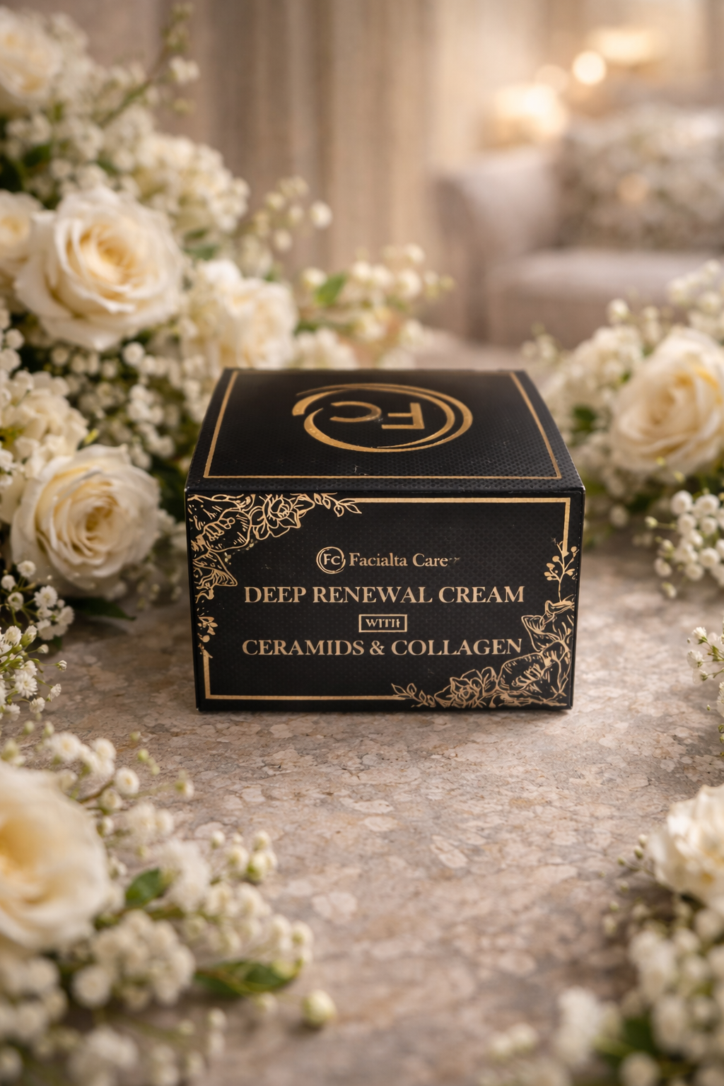 Deep Renewal Cream Collection – Ceramides & Collagen Skincare | Facialta